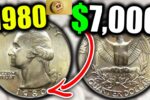 1980 USA Quarter Dollar Coin Value – Rare United States Coins Worth Collecting